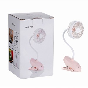 2020 Cooling Summer 1200mAh mini fan with clip, Portable Mini Fans silent clip fan pram clamp handheld USB