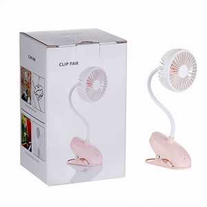 2020 Cooling Summer 1200mAh mini fan with clip, Portable Mini Fans silent clip fan pram clamp handheld USB