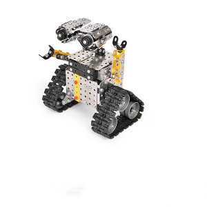 2020 Assembly toy children puzzle boy intelligence robot assembly metal wall-e robot remote assembly model