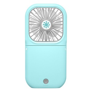 2020 Small personal usb foldable fan, 3 in 1 charging folding hanging neck pocket size fan for home office outdoor travel