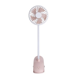 2020 Cooling Summer 1200mAh mini fan with clip, Portable Mini Fans silent clip fan pram clamp handheld USB